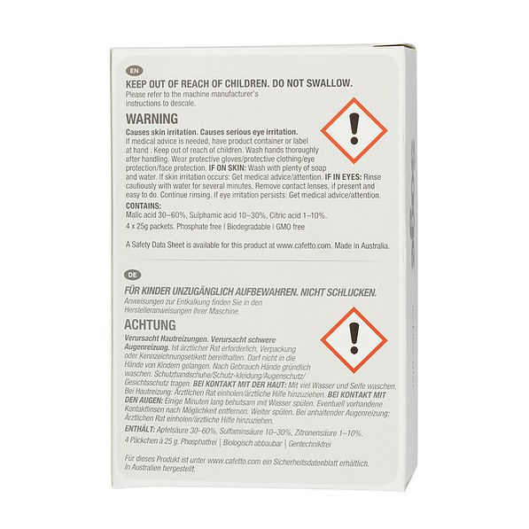 Odkamieniacz do ekspresu DESCALER 4 x 25g