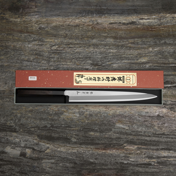 SAKAI TAKAYUKI 27 cm - nóż japoński Yanagiba ze stali nierdzewnej