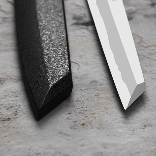 SAKAI TAKAYUKI Byakko 27 cm - nóż japoński Kiritsuke ze stali wysokowęglowej z etui