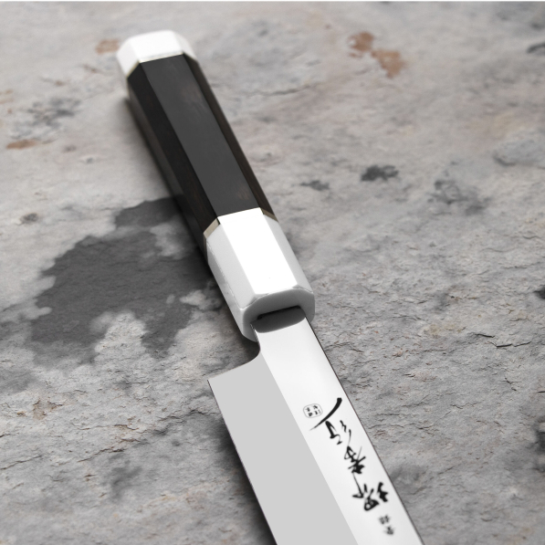 SAKAI TAKAYUKI Ginryu Honyaki 27 cm - nóż japoński Yanagiba ze stali nierdzewnej z etui