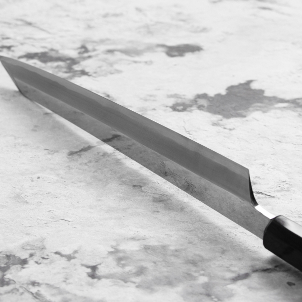 SAKAI TAKAYUKI Hien 27 cm - nóż japoński Yanagiba ze stali wysokowęglowej z etui