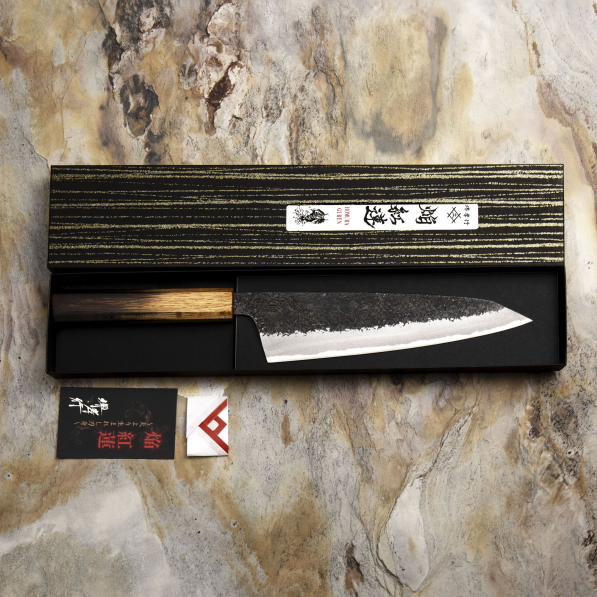SAKAI TAKAYUKI Homura Guren 22,5 cm - japoński nóż szefa kuchni ze stali wysokowęglowej