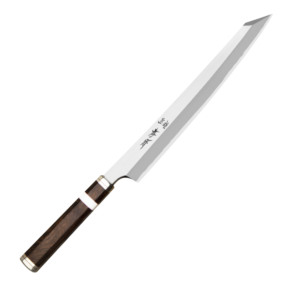 SAKAI TAKAYUKI Shiden 27 cm - nóż japoński Yanagiba ze stali nierdzewnej
