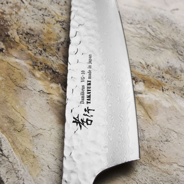 SAKAI TAKAYUKI Urushi Saiu 16 cm - japoński nóż szefa kuchni ze stali damasceńskiej