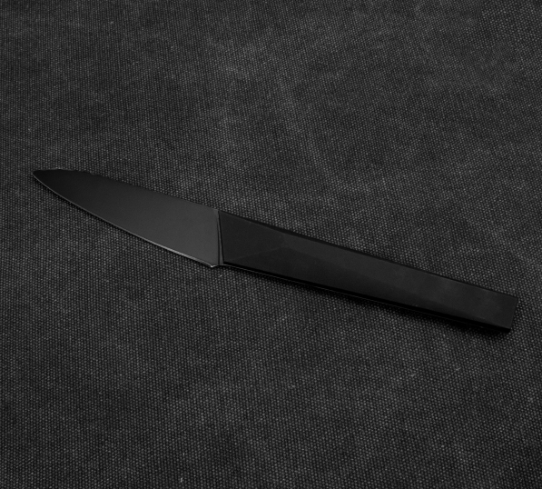 SATAKE Black 10 cm czarny - nóż do obierania warzyw i owoców stalowy