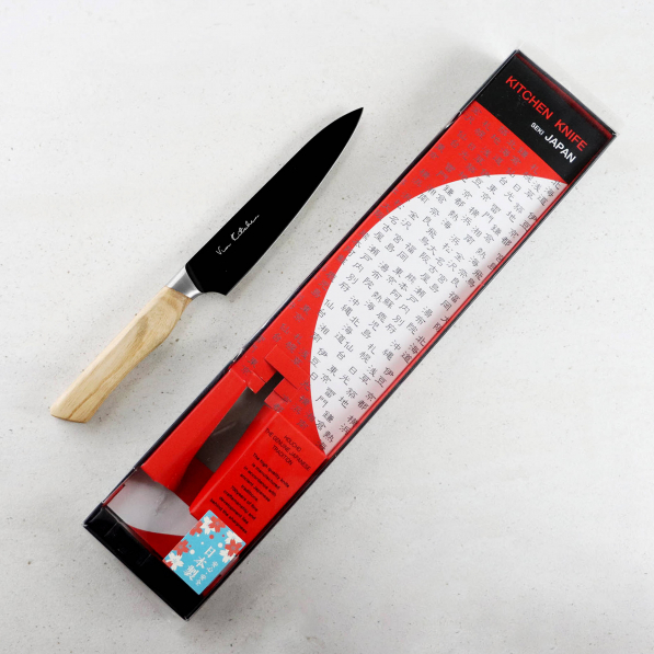 SATAKE Black Ash 13,5 cm - japoński nóż kuchenny ze stali nierdzewnej
