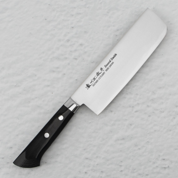 SATAKE Cutlery Mfg Aogami Pro 16 cm - nóż japoński Nakiri do warzyw ze stali węglowej