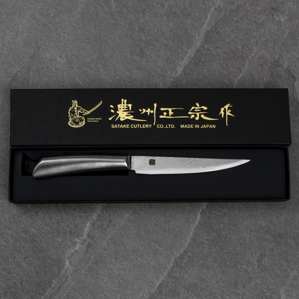 SATAKE Cutlery Mfg Damascus 12 cm - japoński nóż do steków ze stali damasceńskiej