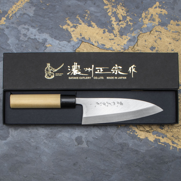 SATAKE Cutlery Mfg S/D SK-5 15 cm - nóż japoński Deba do filetowania stalowy