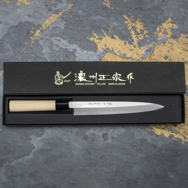 SATAKE Cutlery Mfg S/D SK-5 21 cm - nóż japoński Yanagi Sashimi ze stali węglowej