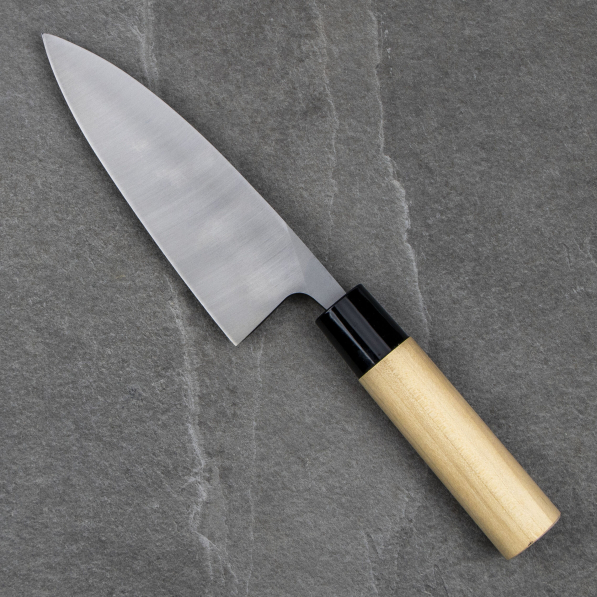 SATAKE Cutlery Mfg Shirogami 15 cm - nóż japoński Deba do filetowania ze stali węglowej