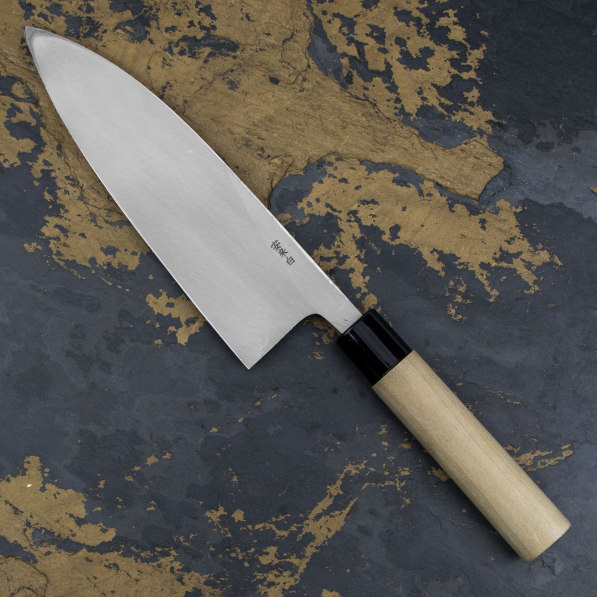 SATAKE Cutlery Mfg Shirogami 21 cm - nóż japoński Deba do filetowania ze stali węglowej