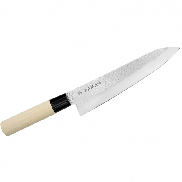 SATAKE Magoroku Saku 21 cm jasnobrązowy - nóż szefa kuchni ze stali nierdzewnej
