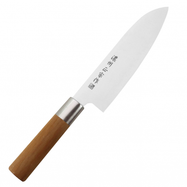 SATAKE Masamune 17 cm - nóż japoński Santoku ze stali nierdzewnej