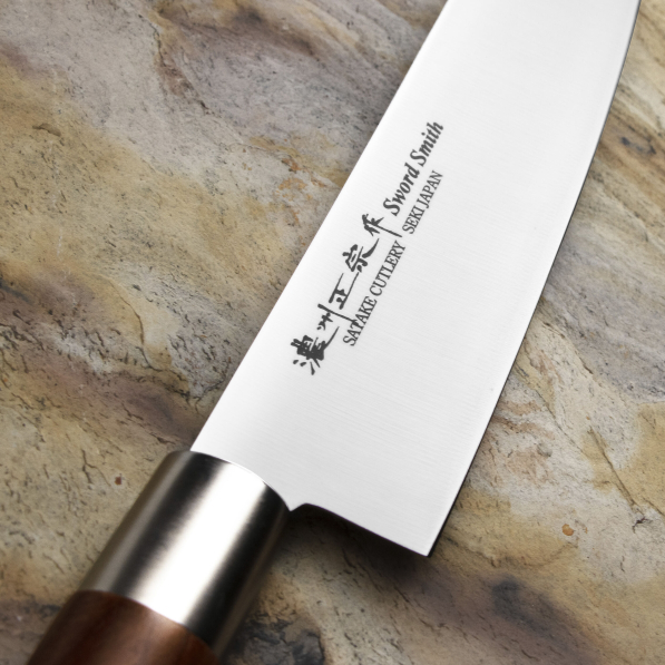 SATAKE Masamune 21 cm - japoński nóż szefa kuchni ze stali molibdenowo - wanadowej