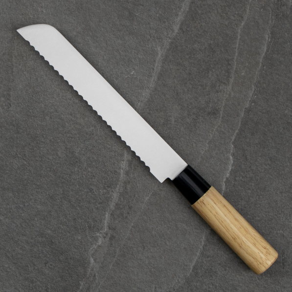 SATAKE Megumi 20 cm - japoński nóż do chleba i pieczywa ze stali nierdzewnej