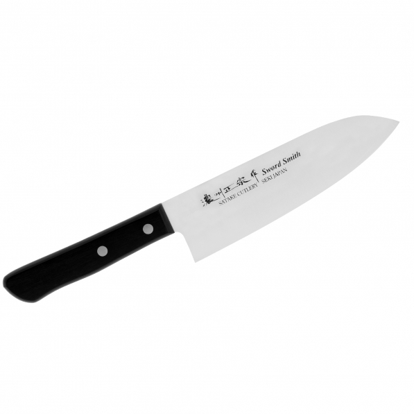 SATAKE MV Paka 17 cm - nóż japoński Santoku ze stali nierdzewnej