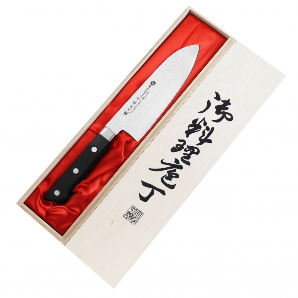 SATAKE Noushu 17 cm - nóż Santoku ze stali nierdzewnej