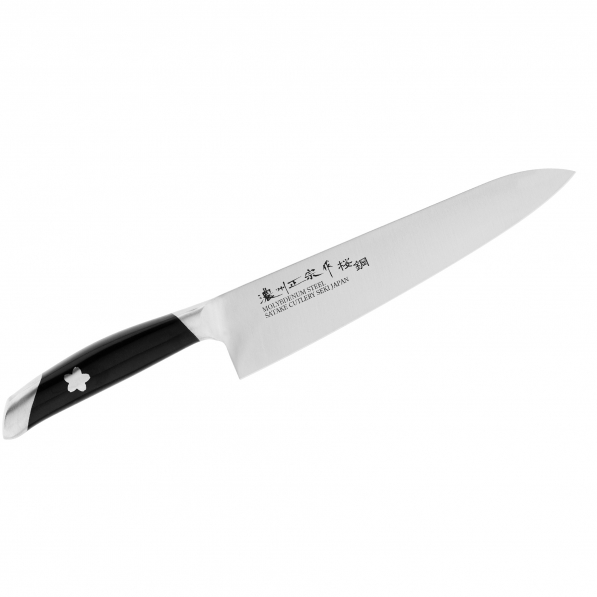 SATAKE Sakura 21 cm czarny - nóż szefa kuchni ze stali nierdzewnej