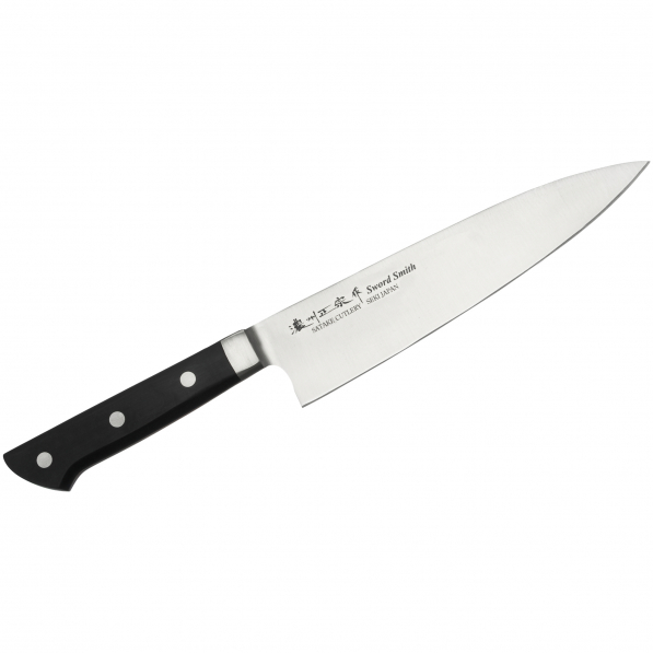 SATAKE Satoru 21 cm czarny - nóż szefa kuchni ze stali nierdzewnej 