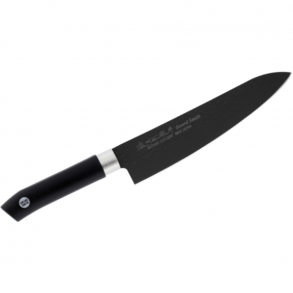 SATAKE Sword Smith 21 cm czarny - nóż szefa kuchni ze stali nierdzewnej 