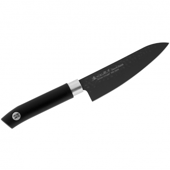 SATAKE Sword Smith Black 13,5 cm - japoński nóż kuchenny ze stali nierdzewnej