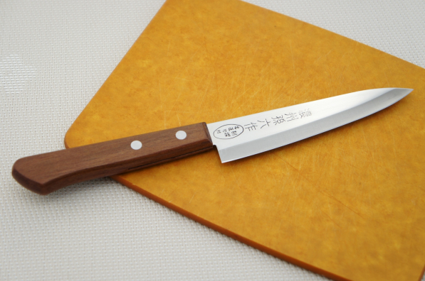 SATAKE Tomoko 15 cm brązowy - nóż uniwersalny ze stali nierdzewnej 