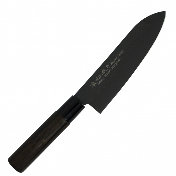 SATAKE Tsuhime Black 17 cm - nóż Santoku ze stali nierdzewnej