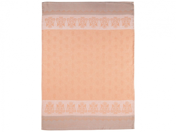Ręcznik kuchenny bawełniany MISS LUCY CAMELLIA BRZOSKWINIOWY 50 x 70 cm