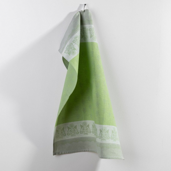 Ręcznik kuchenny bawełniany MISS LUCY CAMELLIA MIĘTOWY 50 x 70 cm