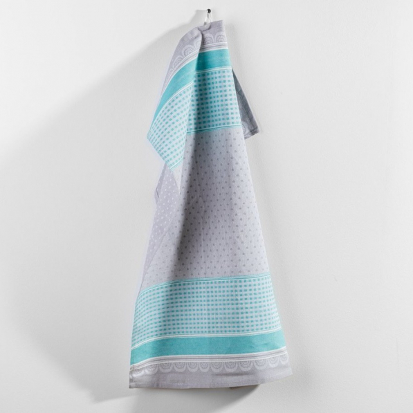 Ręcznik kuchenny bawełniany MISS LUCY DOTTY NIEBIESKI 50 x 70 cm