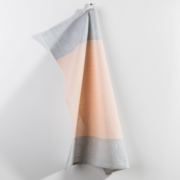 Ręcznik kuchenny bawełniany MISS LUCY SOLTARE BEŻOWY 50 x 70 cm
