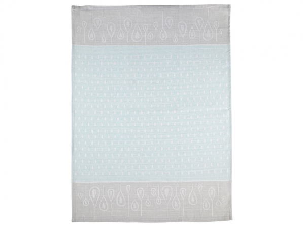 Ręcznik kuchenny bawełniany MISS LUCY SOLTARE BŁĘKITNY 50 x 70 cm