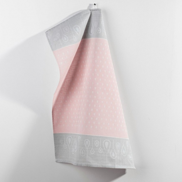 Ręcznik kuchenny bawełniany MISS LUCY SOLTARE RÓŻOWY 50 x 70 cm