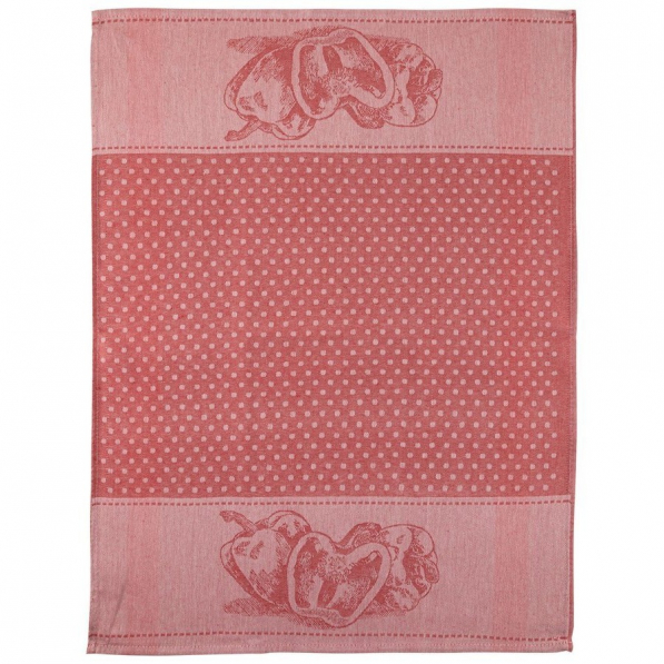 Ręcznik kuchenny bawełniany MISS LUCY BELL CZERWONY 50 x 70 cm