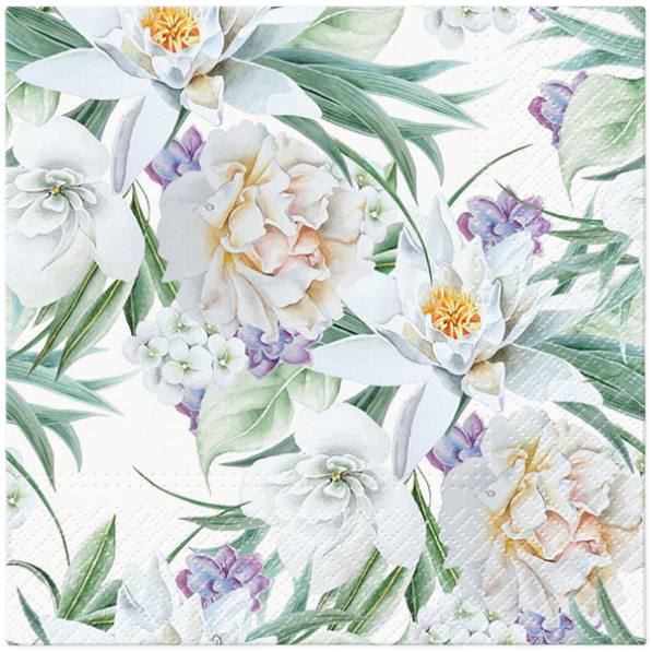 Serwetki papierowe dekoracyjne ORIENT FLOWERS 20 szt.