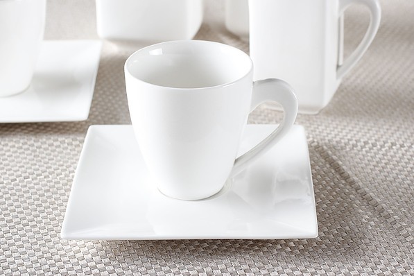 Serwis kawowy porcelanowy AMBITION PORTO na 12 osób (29 el.)