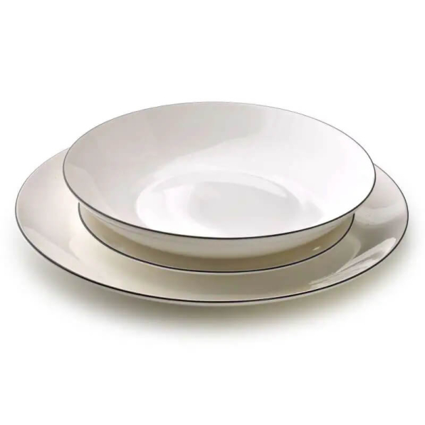Serwis obiadowy porcelanowy AFFEK DESIGN LEA SIMPLE na 6 osób (18 el.)
