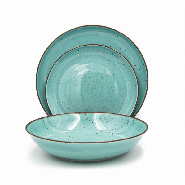 Serwis obiadowy porcelanowy na 6 osób ĆMIELÓW ŻYWIOŁY (18 el.)
