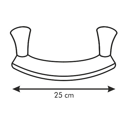 TESCOMA Sonic 25 cm czarny - siekacz do ziół ze stali nierdzewnej