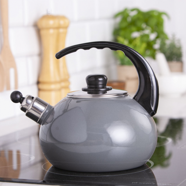 Czajnik emaliowany z gwizdkiem 2,5 l