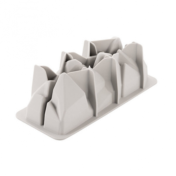 SILIKOMART 3Design Artic 25 cm szara - forma do pieczenia ciasta silikonowa