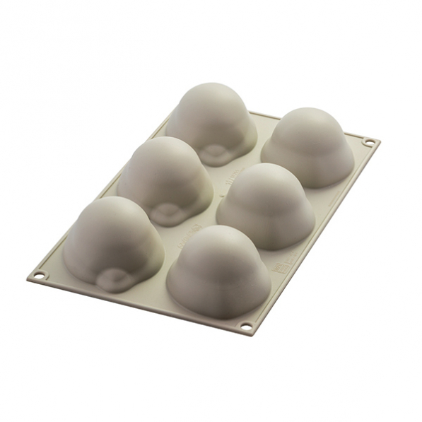 SILIKOMART 3Design Delizia al Limone szara - forma do monoporcji silikonowa