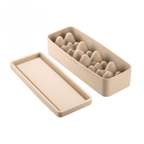 SILIKOMART 3Design Kit Ice Glow 26 cm szara - forma do pieczenia ciasta silikonowa