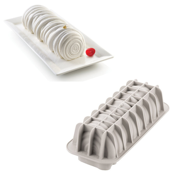 SILIKOMART 3Design Lana 24,5 cm szara - forma do pieczenia ciasta silikonowa
