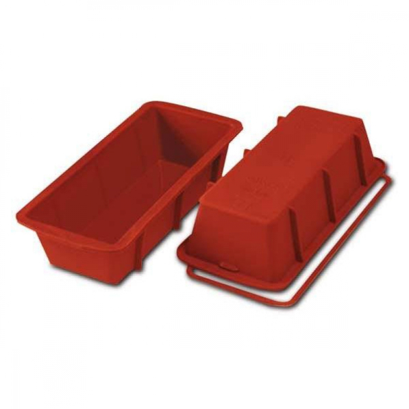 SILIKOMART Classic 10 x 30 cm terakota - forma do pieczenia chleba silikonowa