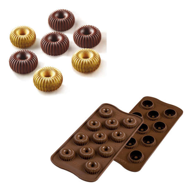 SILIKOMART Korona 3D - forma do czekoladek i pralin silikonowa