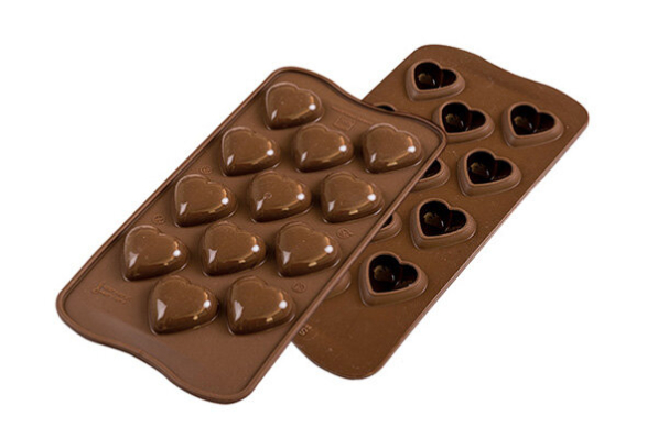 SILIKOMART Serca 3D - forma do czekoladek i pralin silikonowa