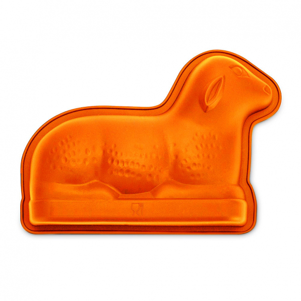 SILLINIE Baranek Mini 19,5 x 13,5 cm pomarańczowa - forma silikonowa 
