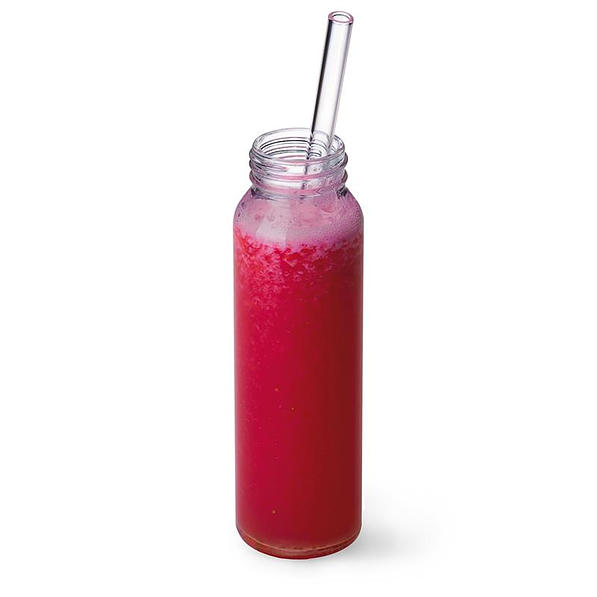 SIMAX Lapaille L 23 cm 6 szt. transparentne - słomki wielorazowe do napojów i drinków szklane ze szczoteczką
